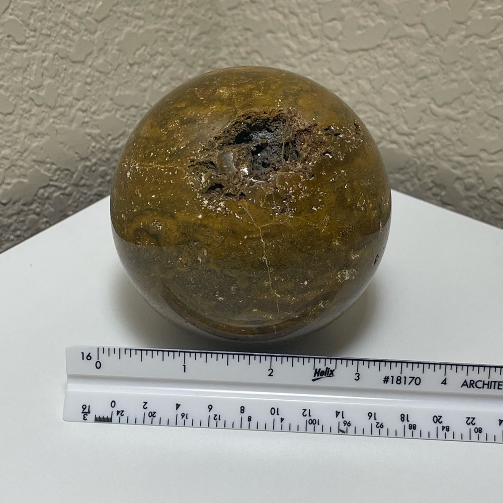 Medium Ocean Jasper Sphere - Picture 10 of 12